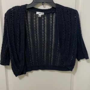 Croft & Barrow size medium crocheted shrug.